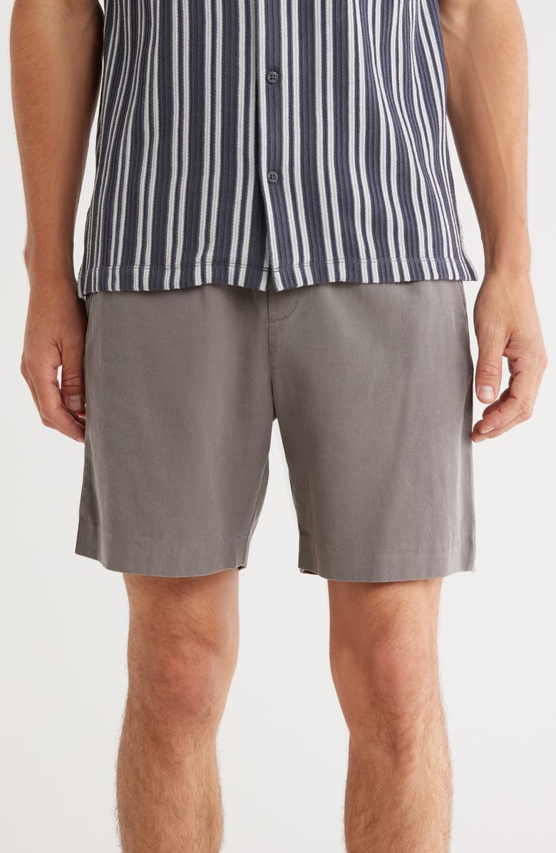 Elie Tahari Elastic Waist Shorts, Main, color, 