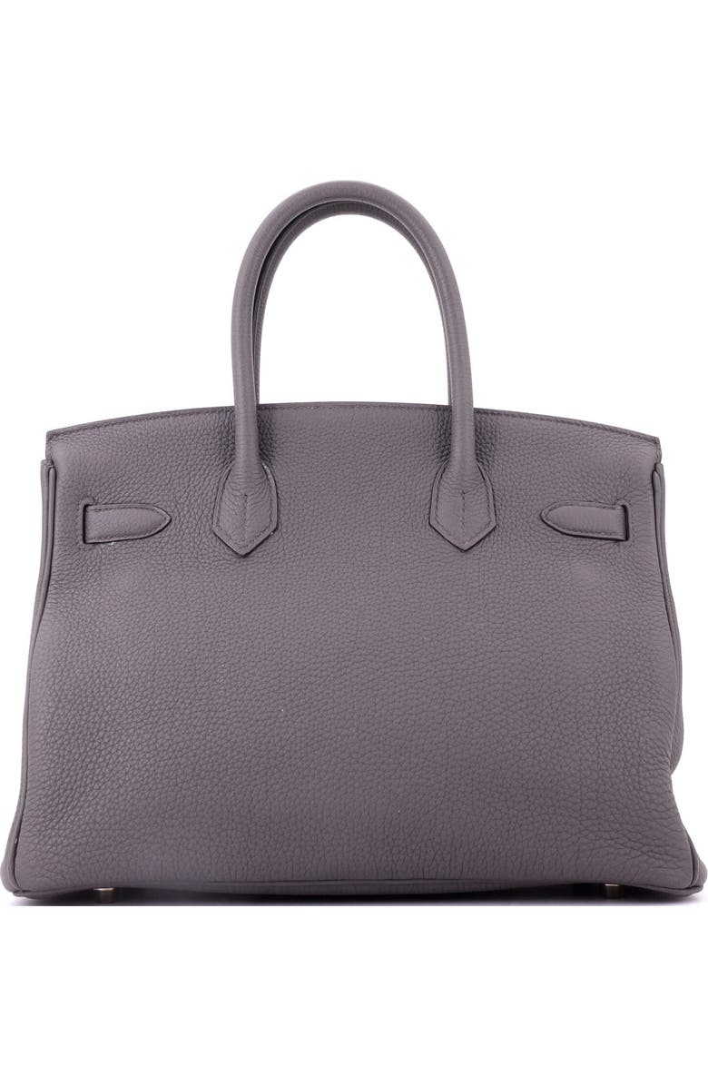 Pre-Owned Hermes Birkin Handbag Grey Togo with Rose Gold Hardware 30, Alternate, color, Etain