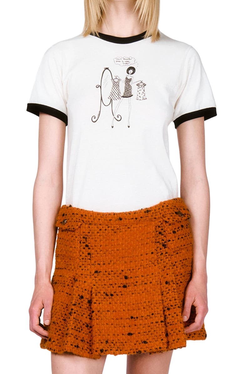 Anna Sui Shopping Girl T-shirt, Alternate, color, 