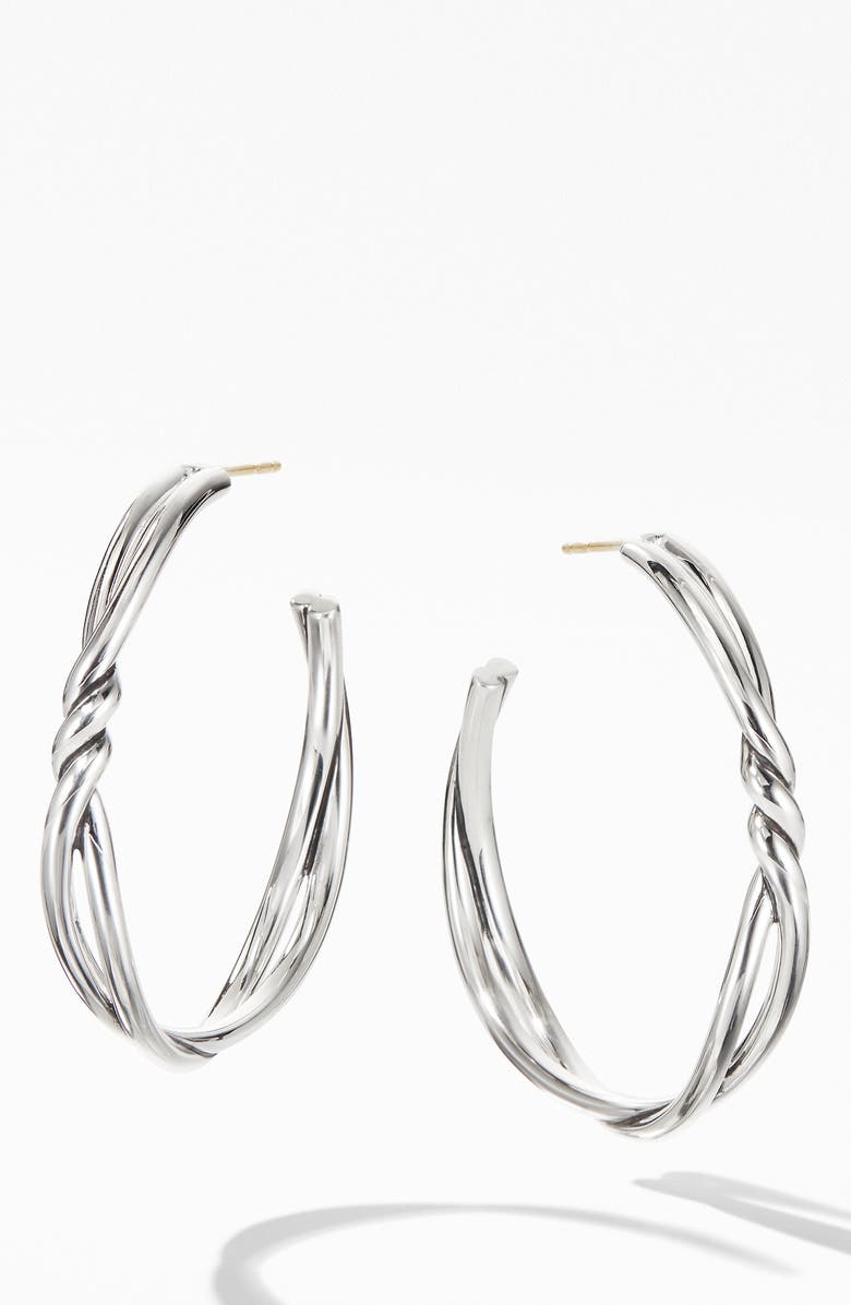 David Yurman Continuance Large Hoop Earrings, Alternate, color, 