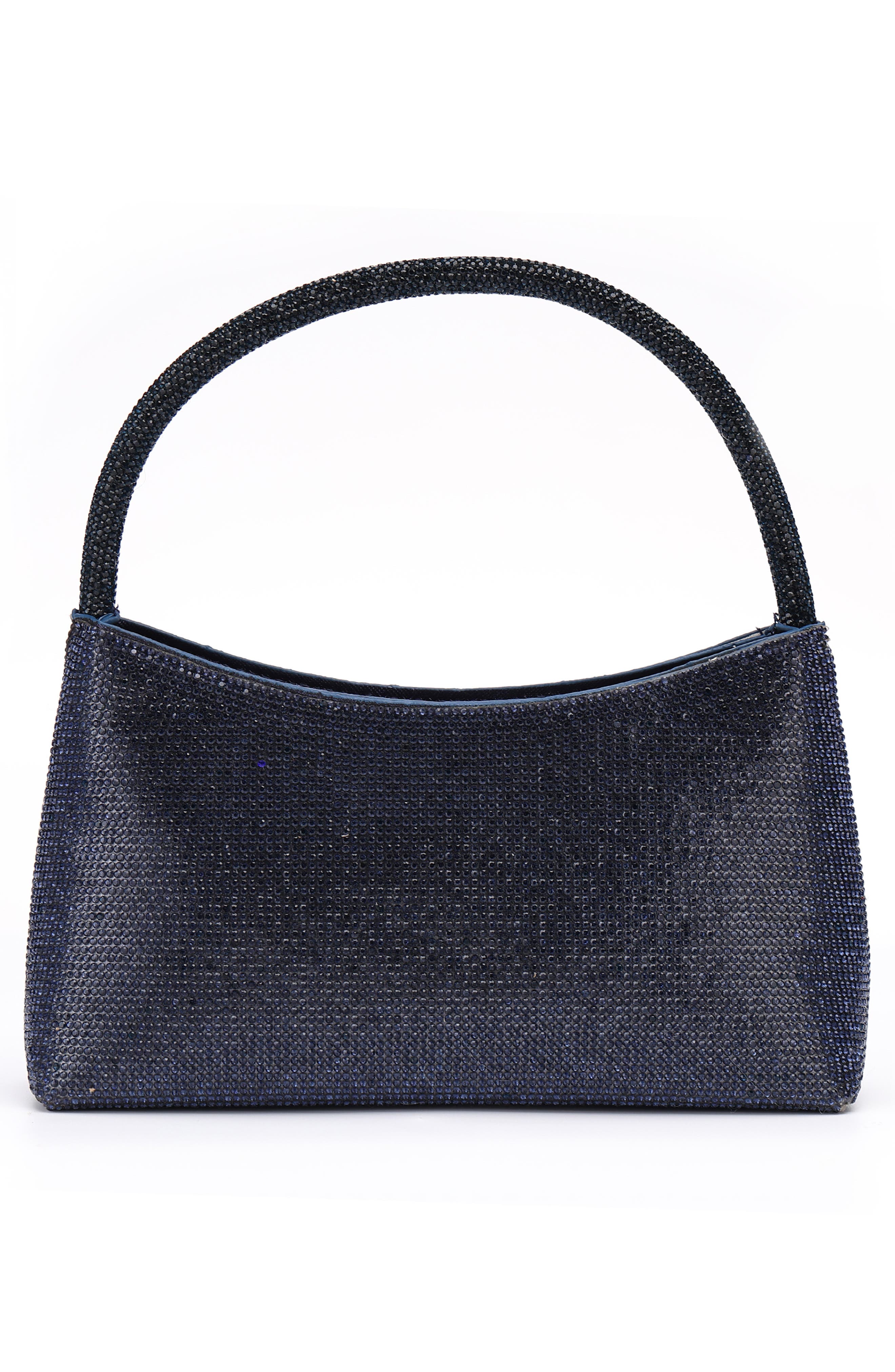 Dressy Rhinestone Top Handle Bag, Alternate, color, NAVY