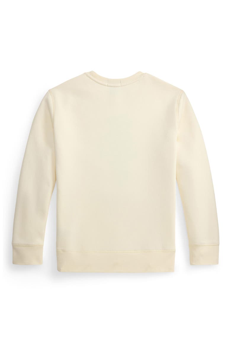 Kids' Polo Bear Graphic Sweatshirt, Alternate, color, CLUBHOUSE CREAM