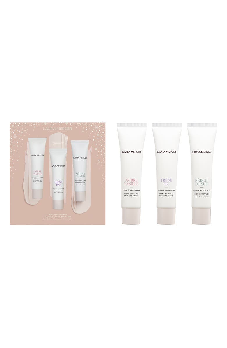 Laura Mercier Decadent Dreams Souffle Hand Cream Trio (Limited Edition) $68 Value, Main, color, 