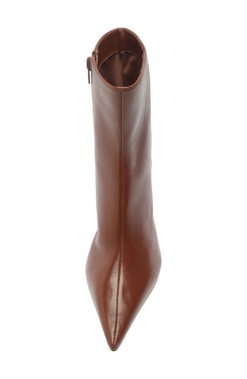 Arezzo Sasha Pointed Toe Boot In Brown