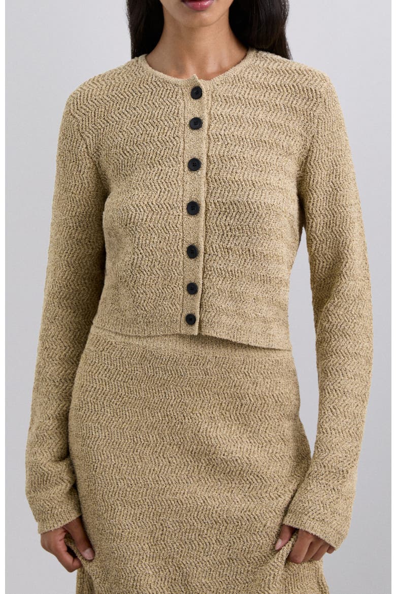 Rusticknit Cardigan, Main, color, Taupe