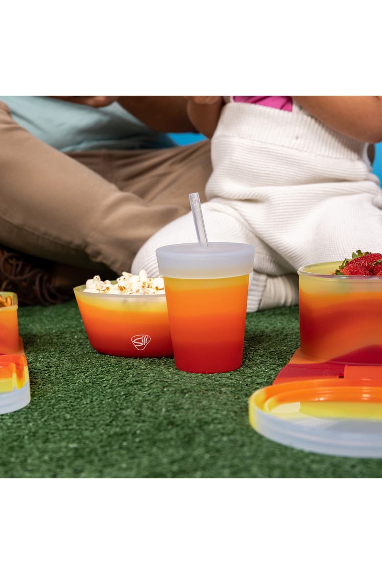 Kids Straw Tumblers 8oz 2 Pack, Alternate, color, Multicolored