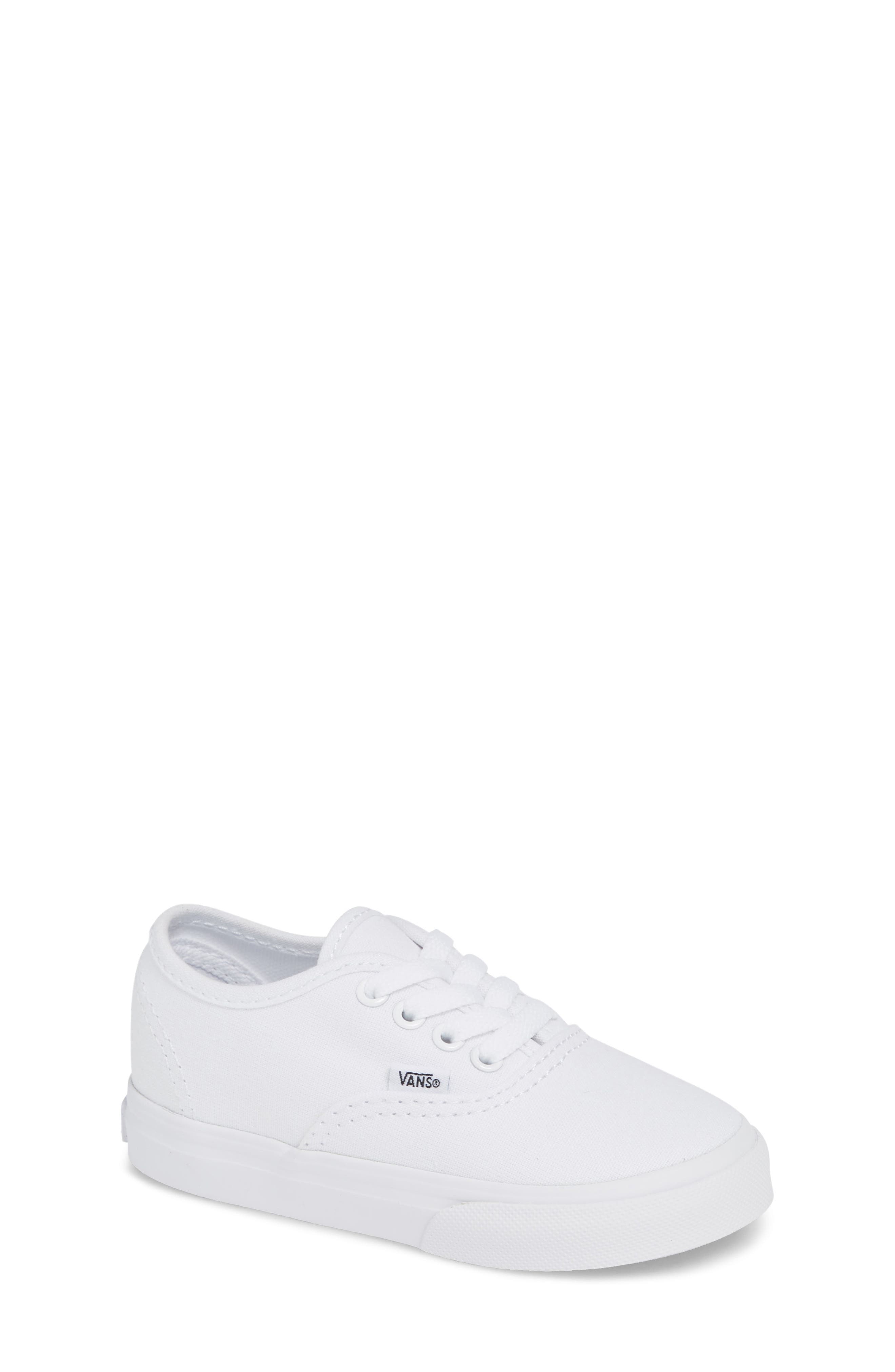 Vans 'Authentic' Sneaker, Main, color, True White