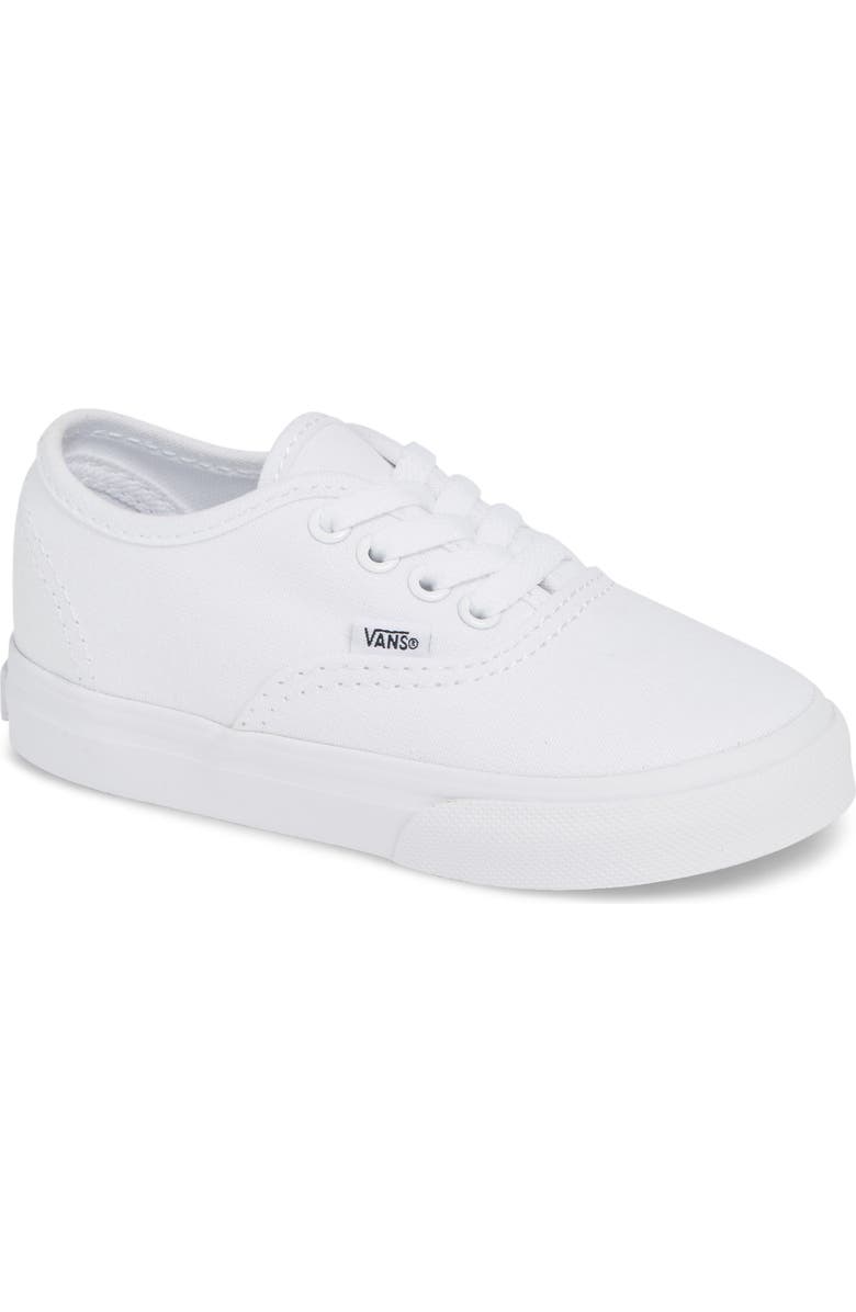 Vans 'Authentic' Sneaker, Main, color, True White