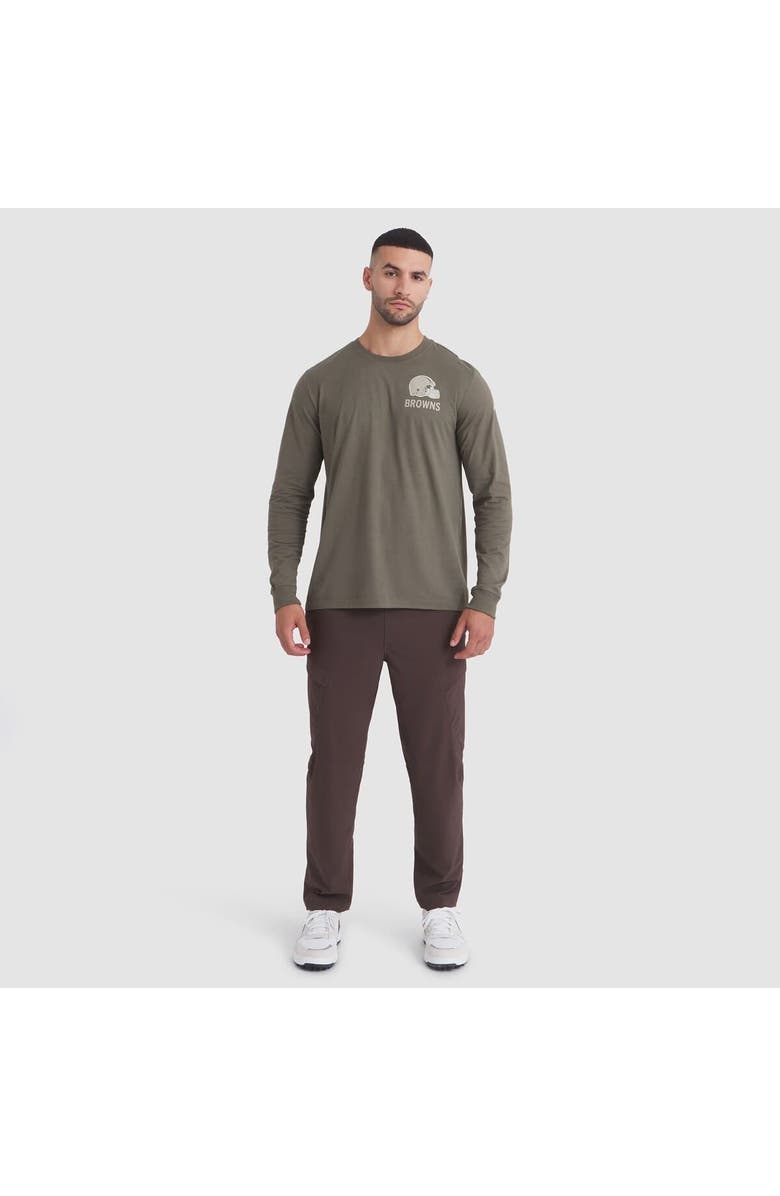 Nike Men's Nike Olive Cleveland Browns 2025 Salute to Service Sideline Long Sleeve T-Shirt, Alternate, color, Olive