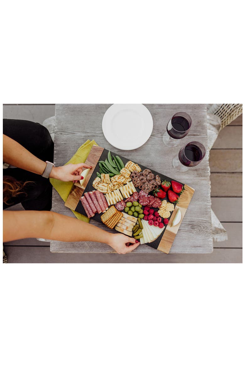 Covina Serving Tray, Alternate, color, BLACK