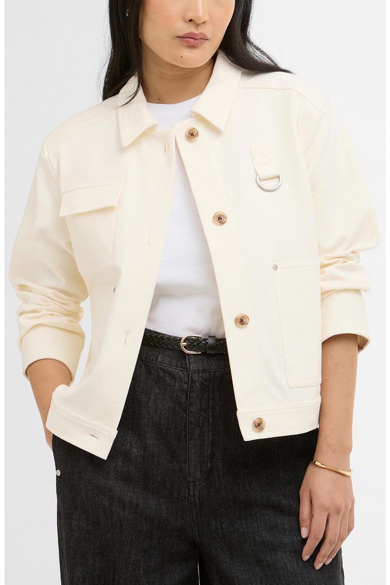 Kirby Knit Overshirt, Main, color, ECRU
