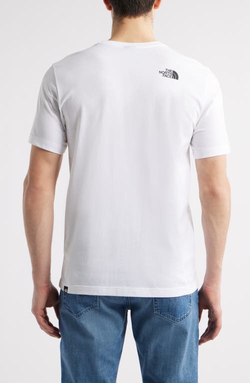 THE NORTH FACE THE NORTH FACE FINE COTTON BLEND LOGO GRAPHIC T-SHIRT