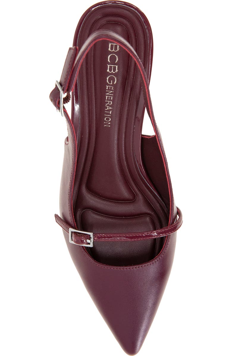 BCBGeneration Kami Slingback Pump, Alternate, color, Windsor Wine