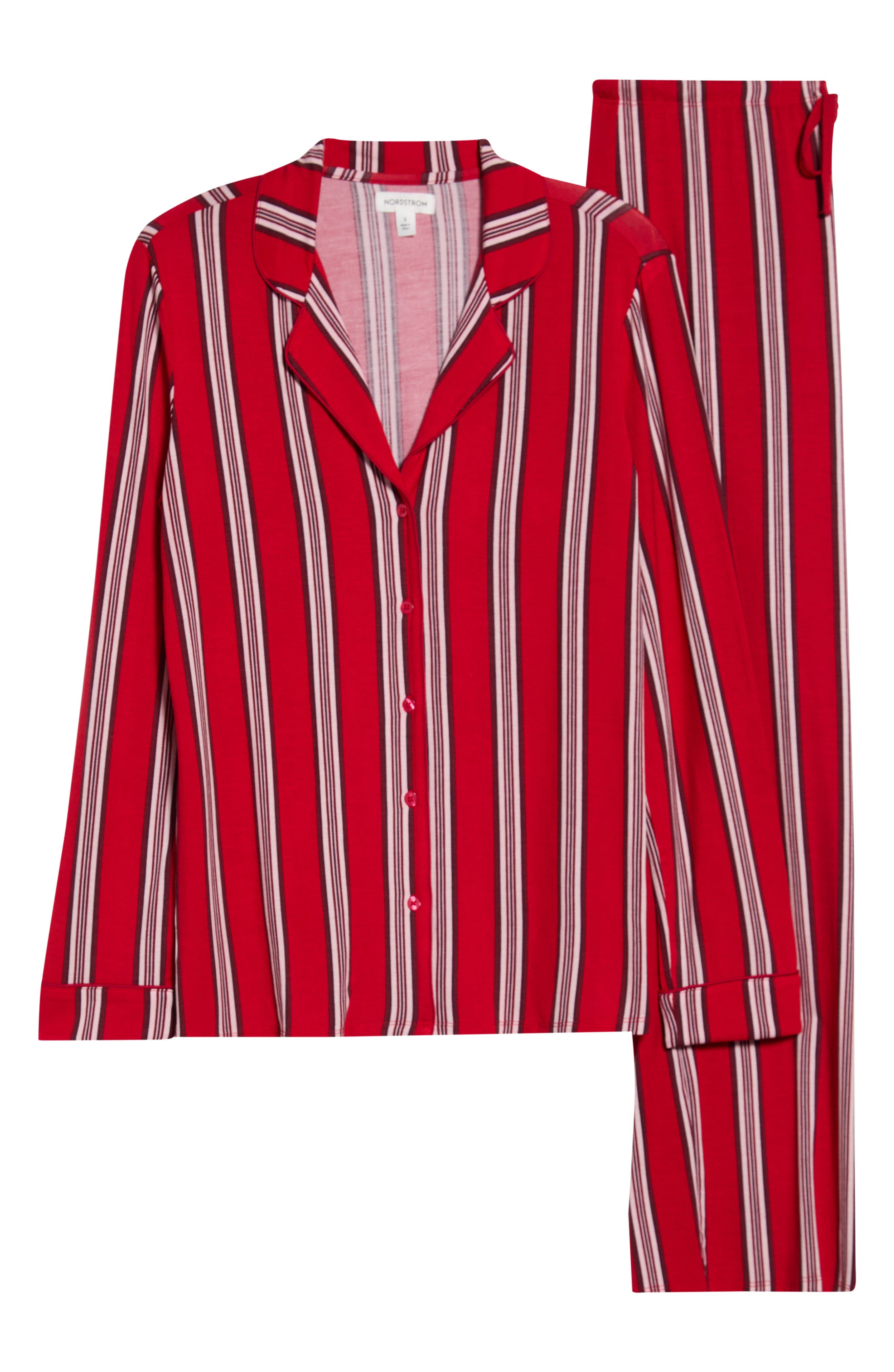 RED- PINK FANCY STRIPE