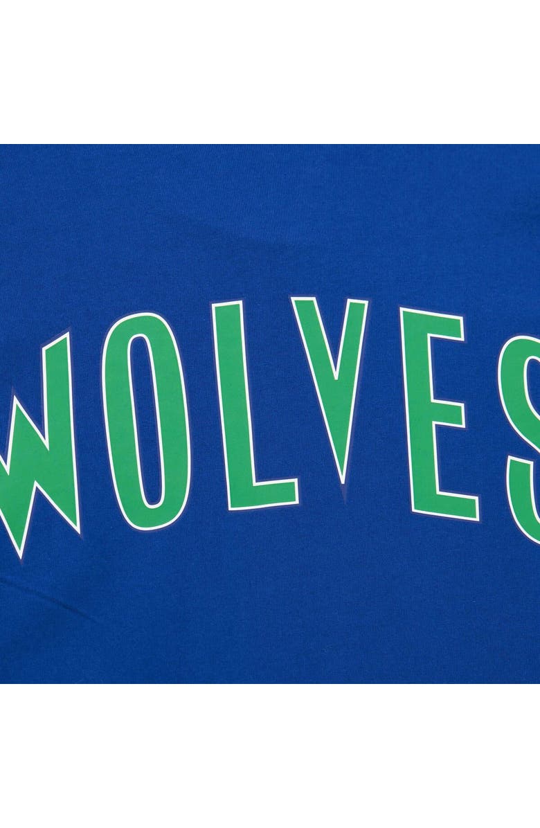 Mitchell & Ness Men's Mitchell & Ness Blue Minnesota Timberwolves Hardwood Classics Nights Premium T-Shirt, Alternate, color, 