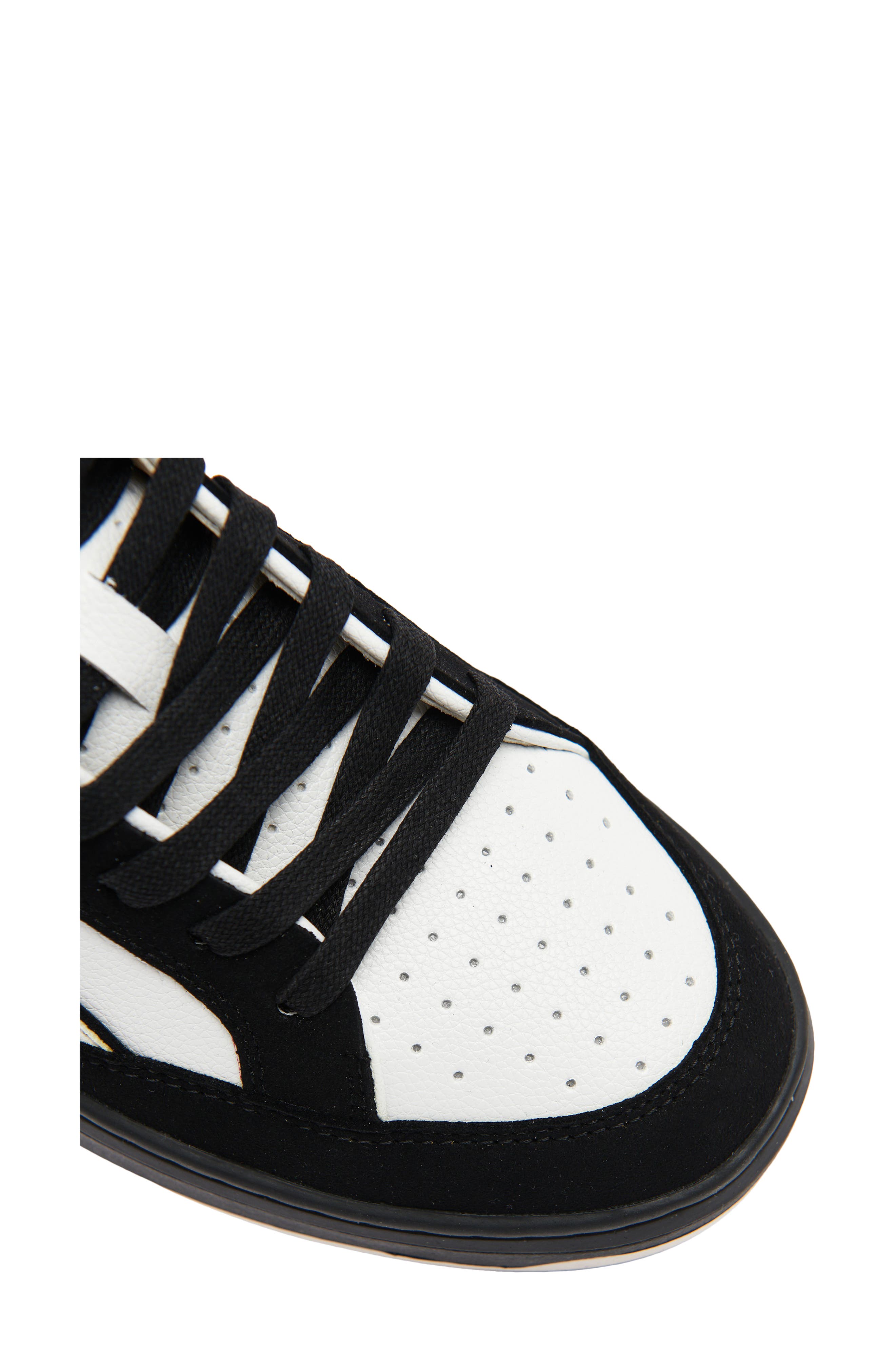 Basket High Top Sneaker, Alternate, color, WHITE/ VINTAGE BLACK