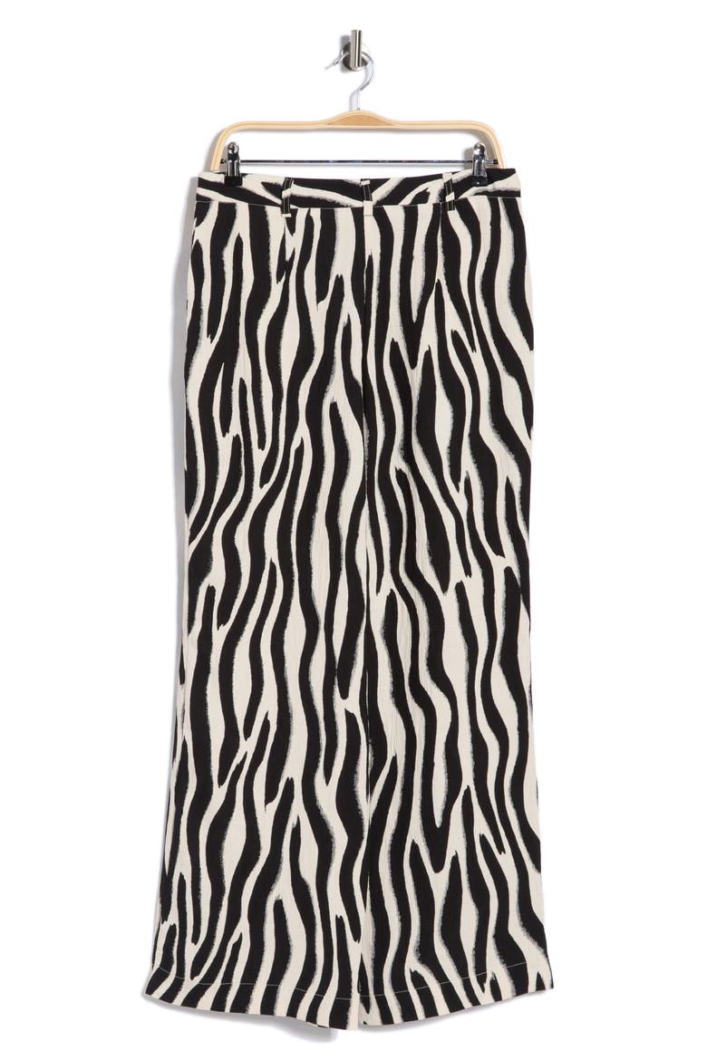 Zebra Stripe Wide Leg Pants, Alternate, color, ZEBRA PRINT