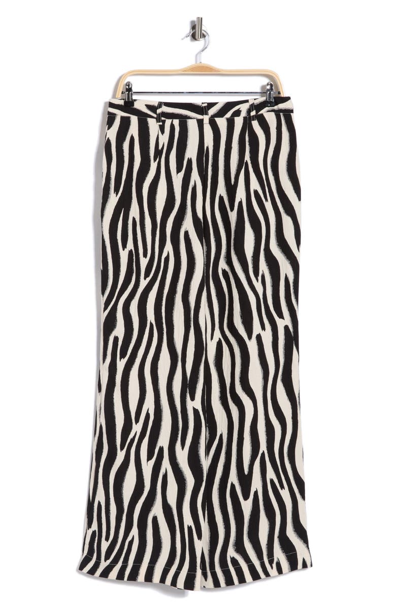 JASON WU Zebra Stripe Wide Leg Pants, Alternate, color, Zebra Print