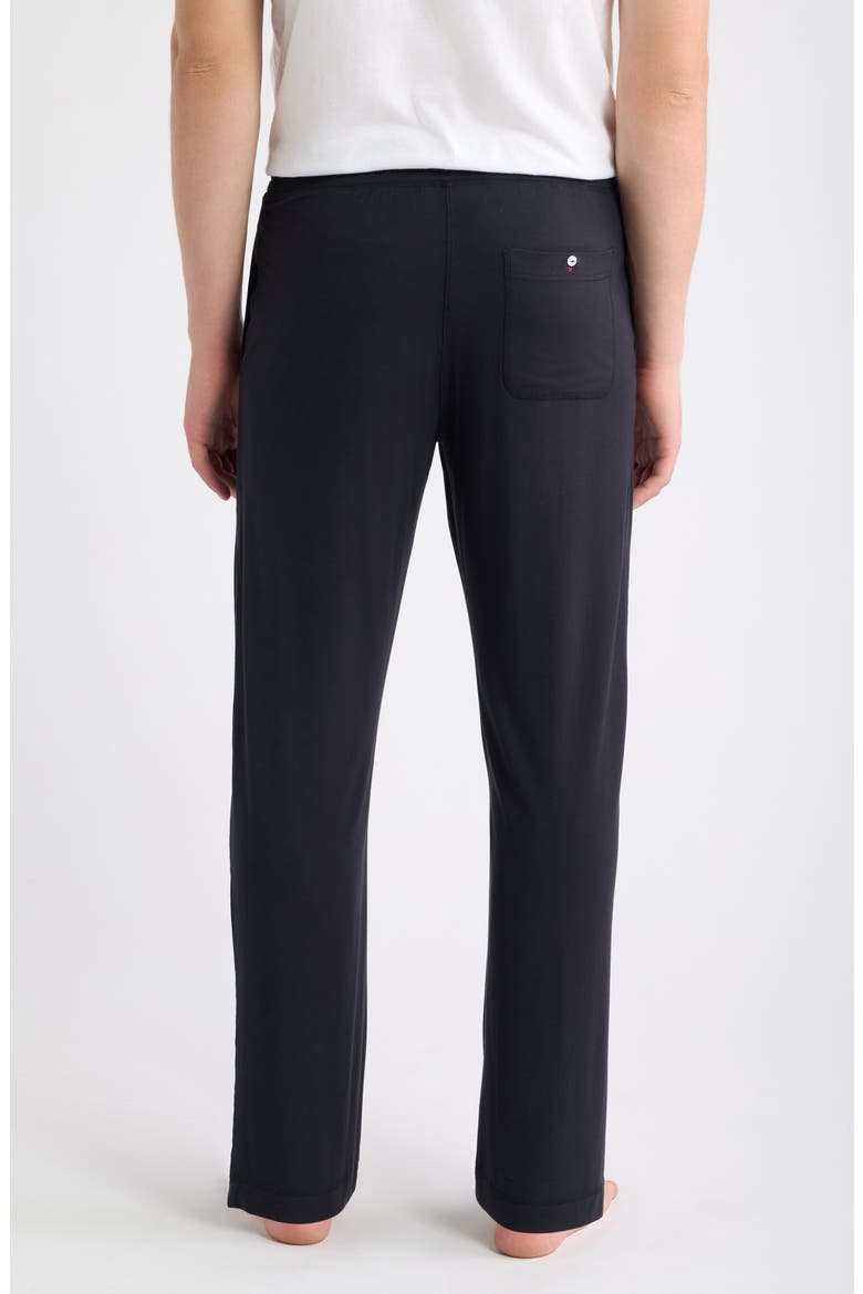 Silk Blend Lounge Pants, Alternate, color, BLACK