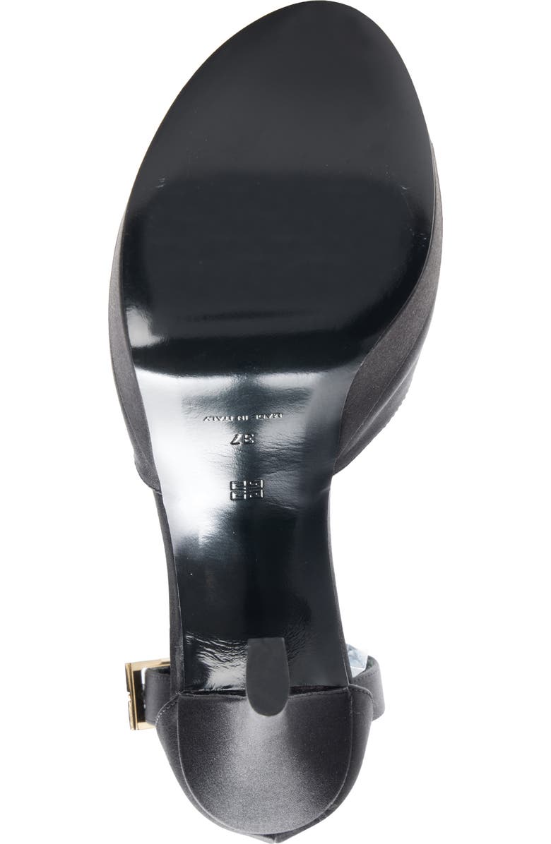 Givenchy 4G Liquid Logo Platform Sandal, Alternate, color,