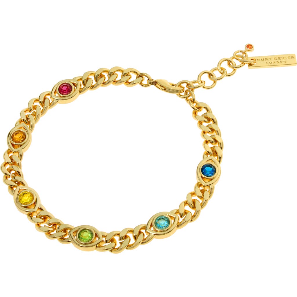 KURT GEIGER KURT GEIGER LONDON EVIL EYE CHAIN BRACELET