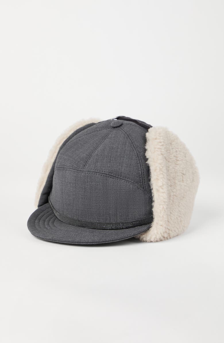 Brunello Cucinelli Baseball Cap with monili, Alternate, color, 
