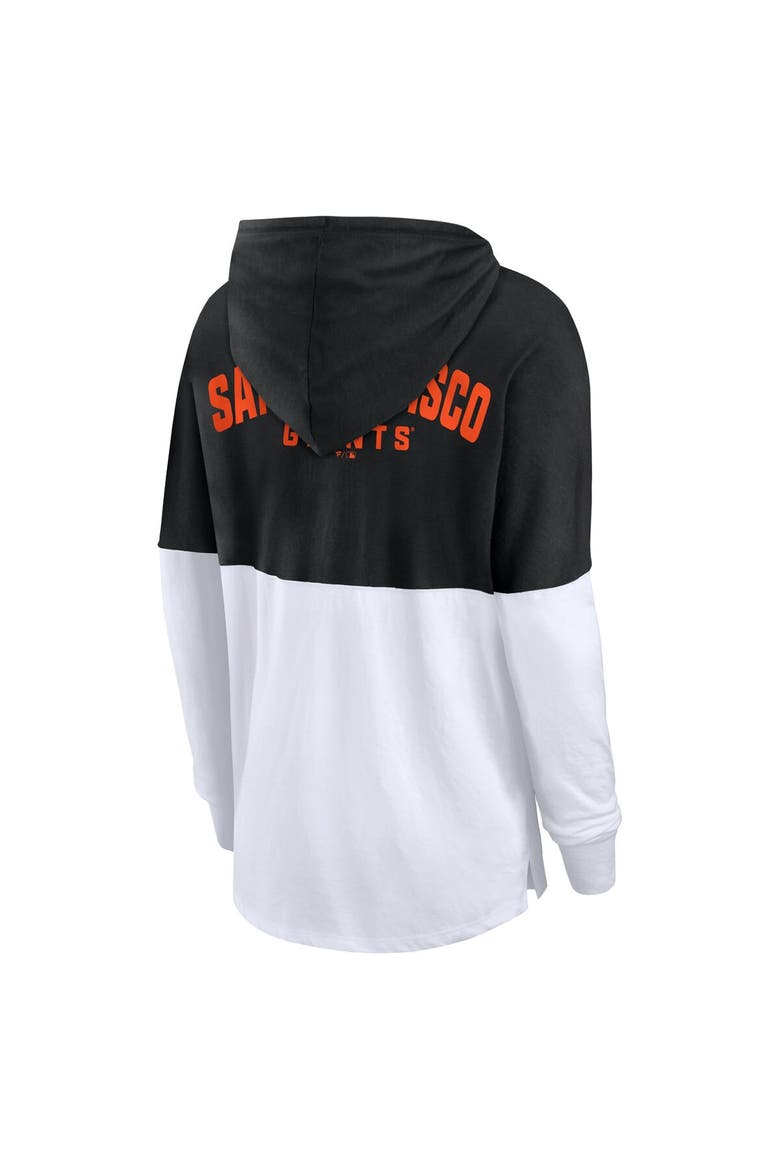 Women's Fanatics Black/White San Francisco Giants Backup Option Pullover Hoodie, Alternate, color, Black