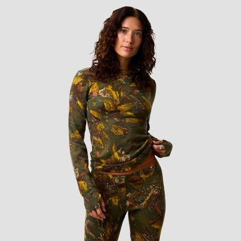 Bga Cedars Rws Merino Mid-Wt Baselayer Crew Top - Women's