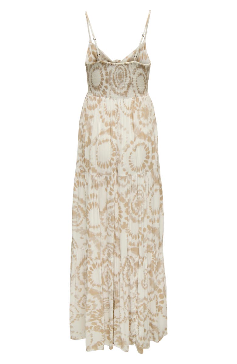 Only Onlchiara Sleeveless Maxi Dress, Alternate, color, Ginger Root Aopsoft