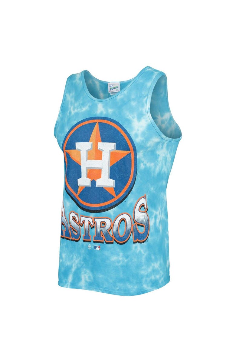 '47 Men's '47 Blue Houston Astros Big Leaguer Tubular Tie-Dye Tank Top, Alternate, color, Blue