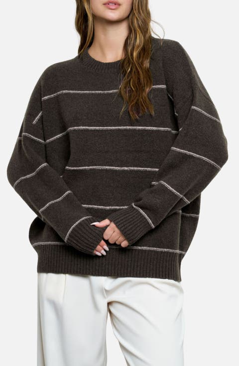 Stripe Crewneck Sweater