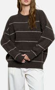 Blu Pepper Stripe Crewneck Sweater