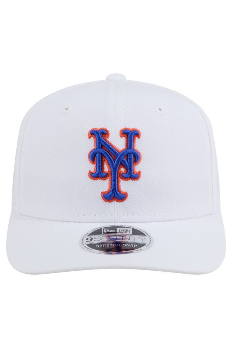 Men's New Era White New York Mets COOLERA 9SEVENTY Adjustable Hat, Alternate, color, White