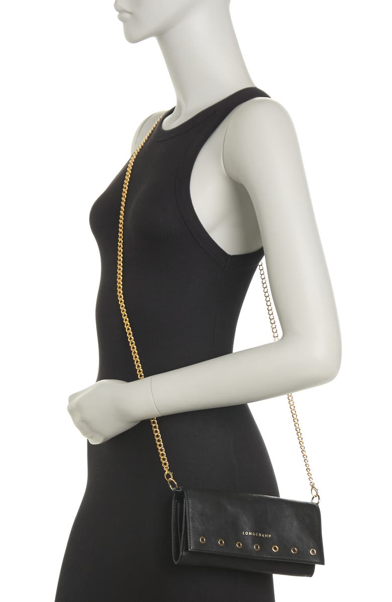Longchamp Paris Wallet on a Chain, Alternate, color,