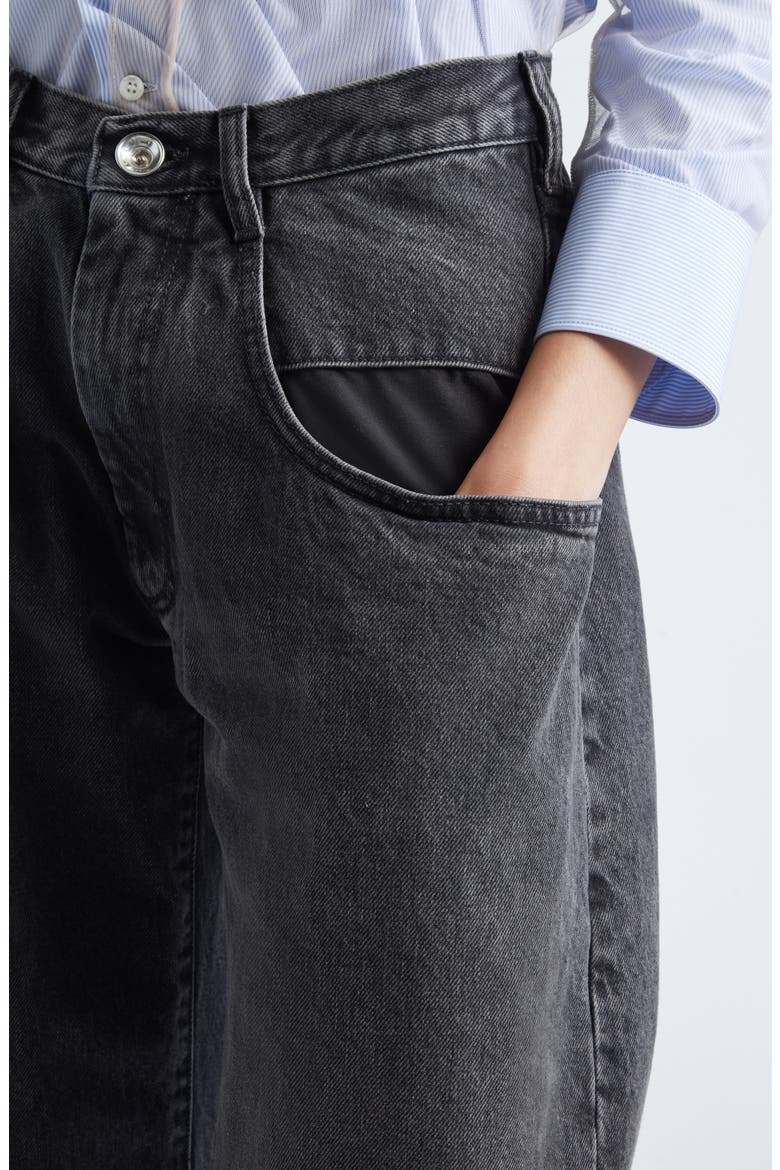 Baggy Jeans, Alternate, color, BLACK