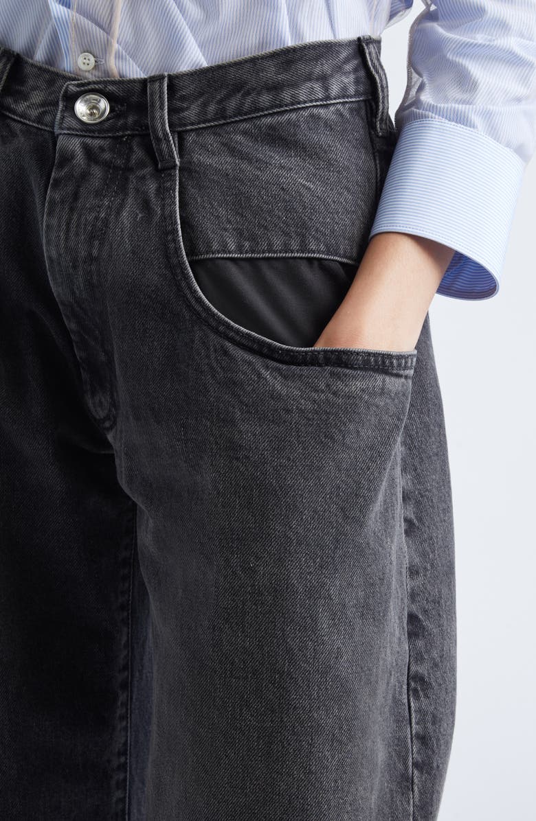 Maison Margiela Baggy Jeans, Alternate, color, Black