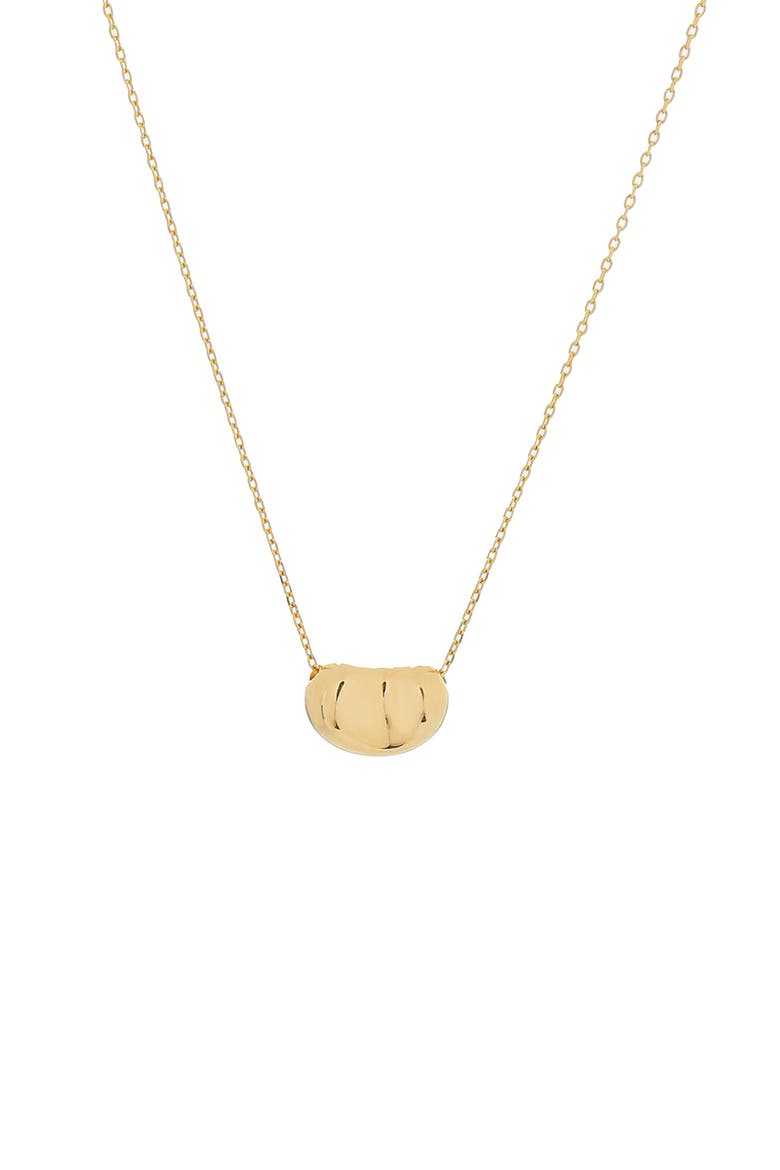 Sterling Silver 18k Gold Plated Alexandra Necklace Dainty Minimalist, Main, color, Gold