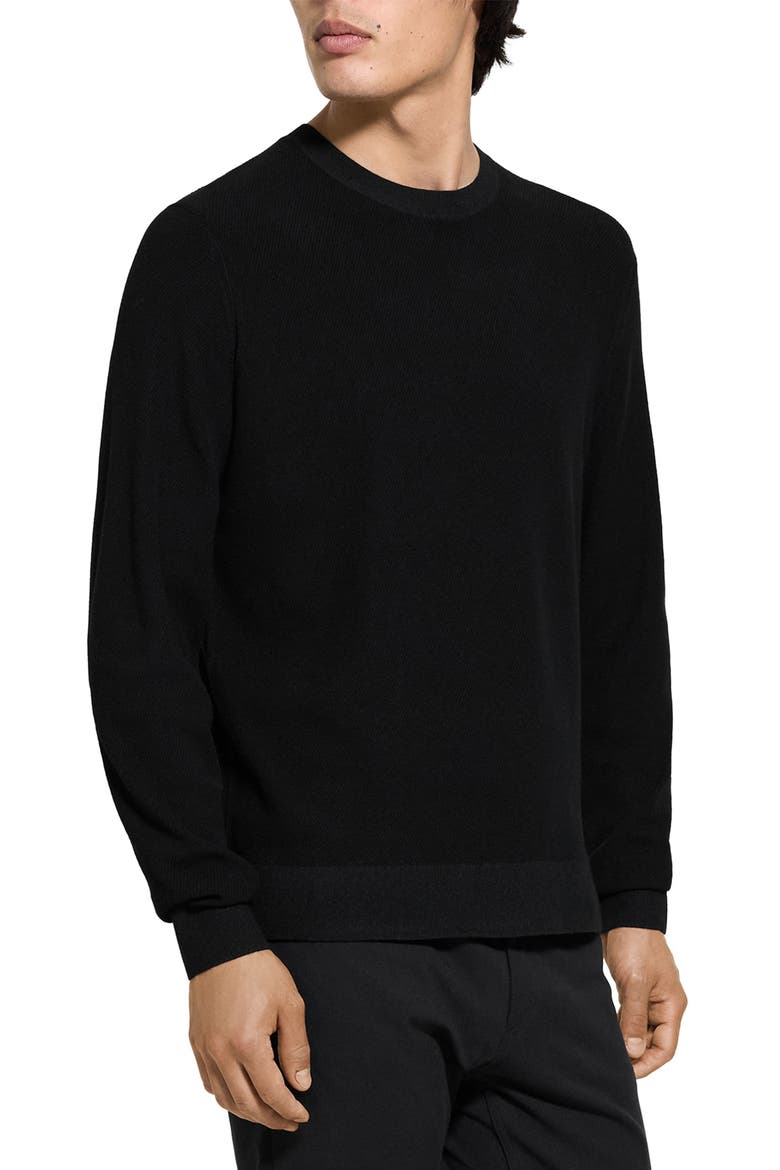 Riland Crewneck Sweater, Alternate, color, BLACK - 001
