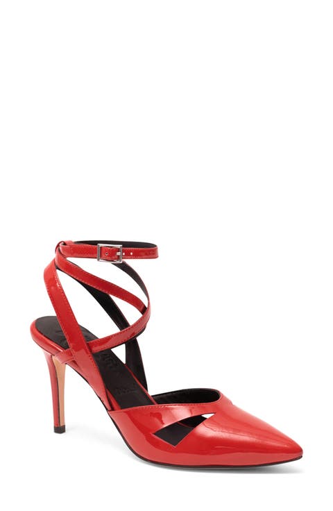 Ava Wrap Ankle Strap Pump (Women)