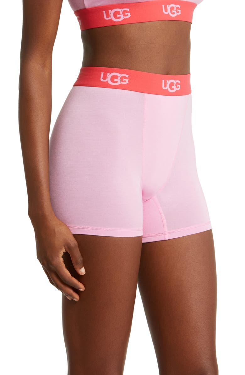 UGG<sup>®</sup> Alexiah Boy Shorts, Alternate, color, Pink Meadow