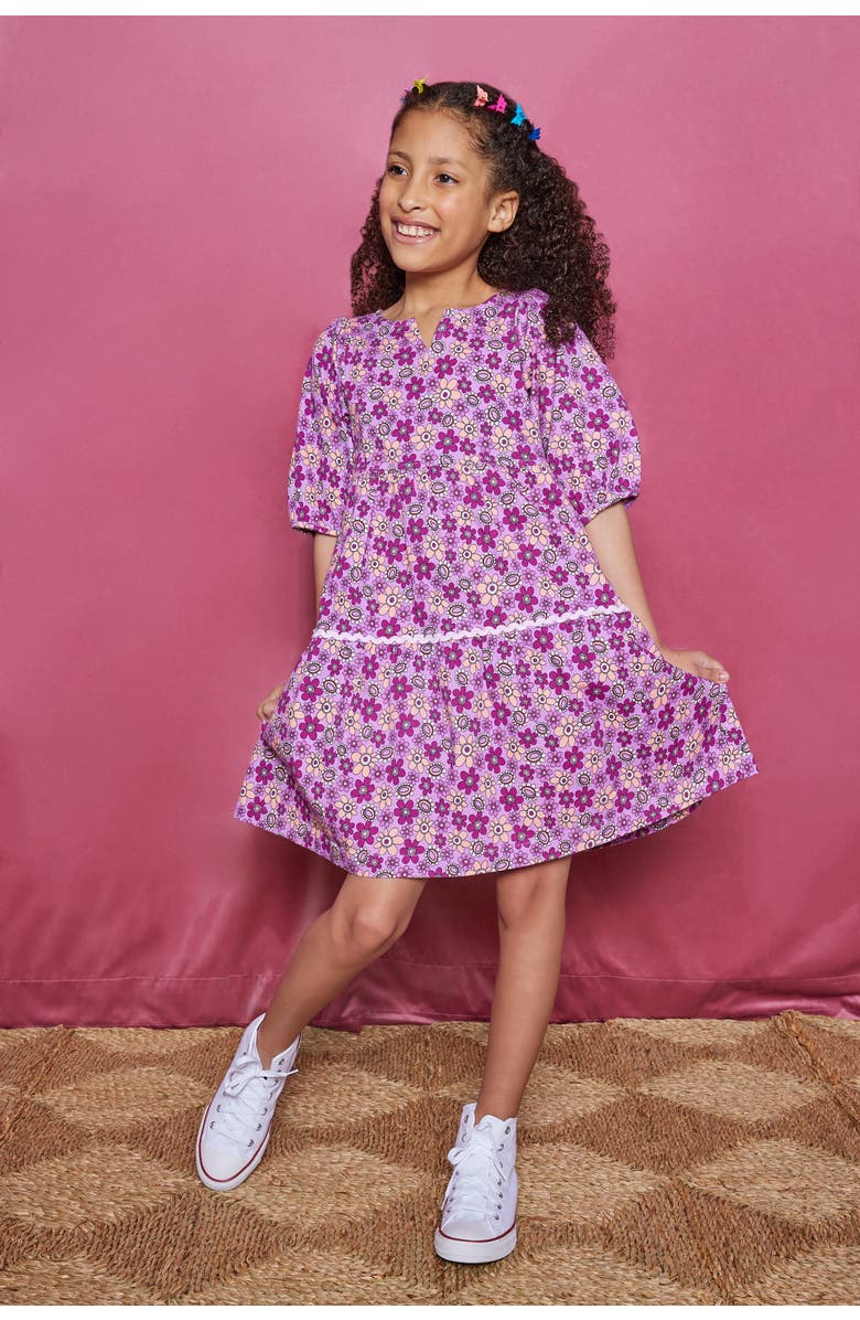 BISBY Kids' Floral Madaket Dress, Alternate, color, Petal