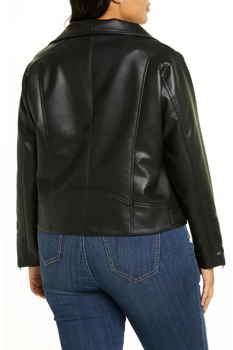 Faux Leather Moto Jacket, Alternate, color, BEST IN SHOW