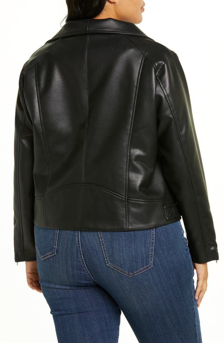 BLANKNYC Faux Leather Moto Jacket, Alternate, color, 