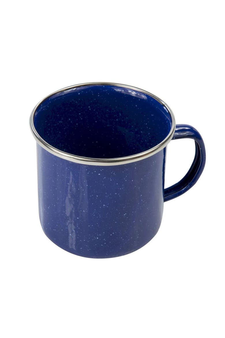Great Outdoors 12 fl oz Enamel Mug, Alternate, color, Blue