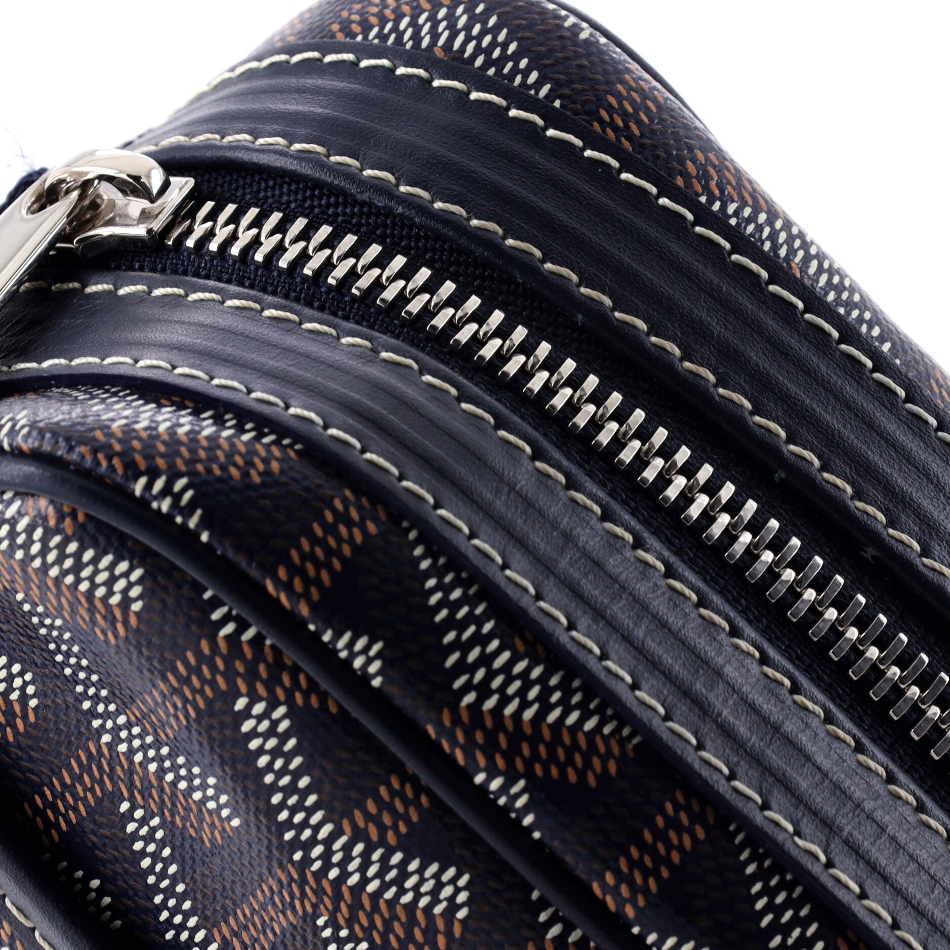 Pre-Owned Goyard Cap Vert Bag Coated Canvas, Alternate, color, Blue