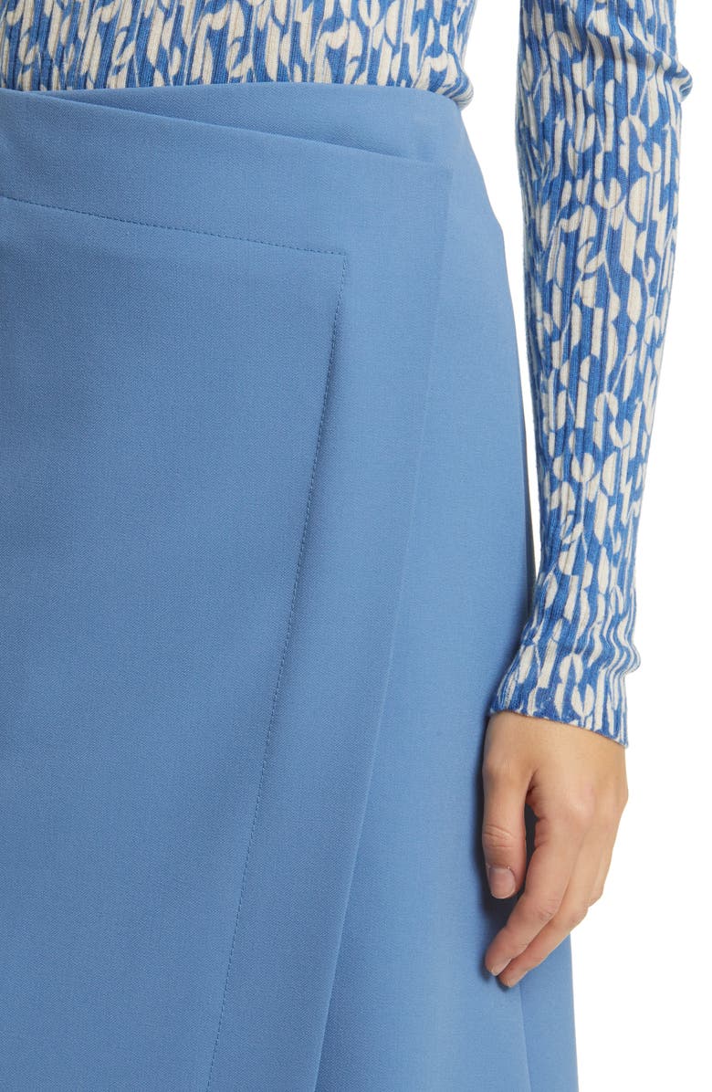 BOSS Vollemo Wrap Front A-Line Midi Skirt, Alternate, color, 