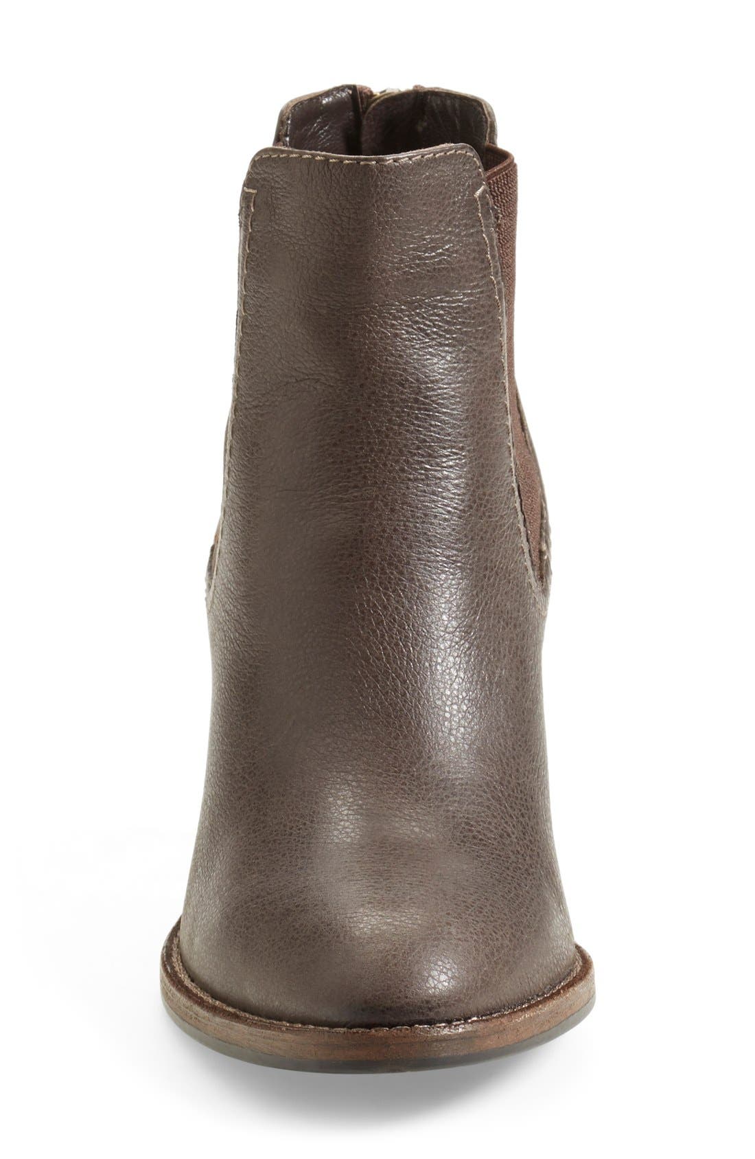 'Fairly' Weatherproof Ankle Bootie, Alternate, color, VOLCANO LEATHER