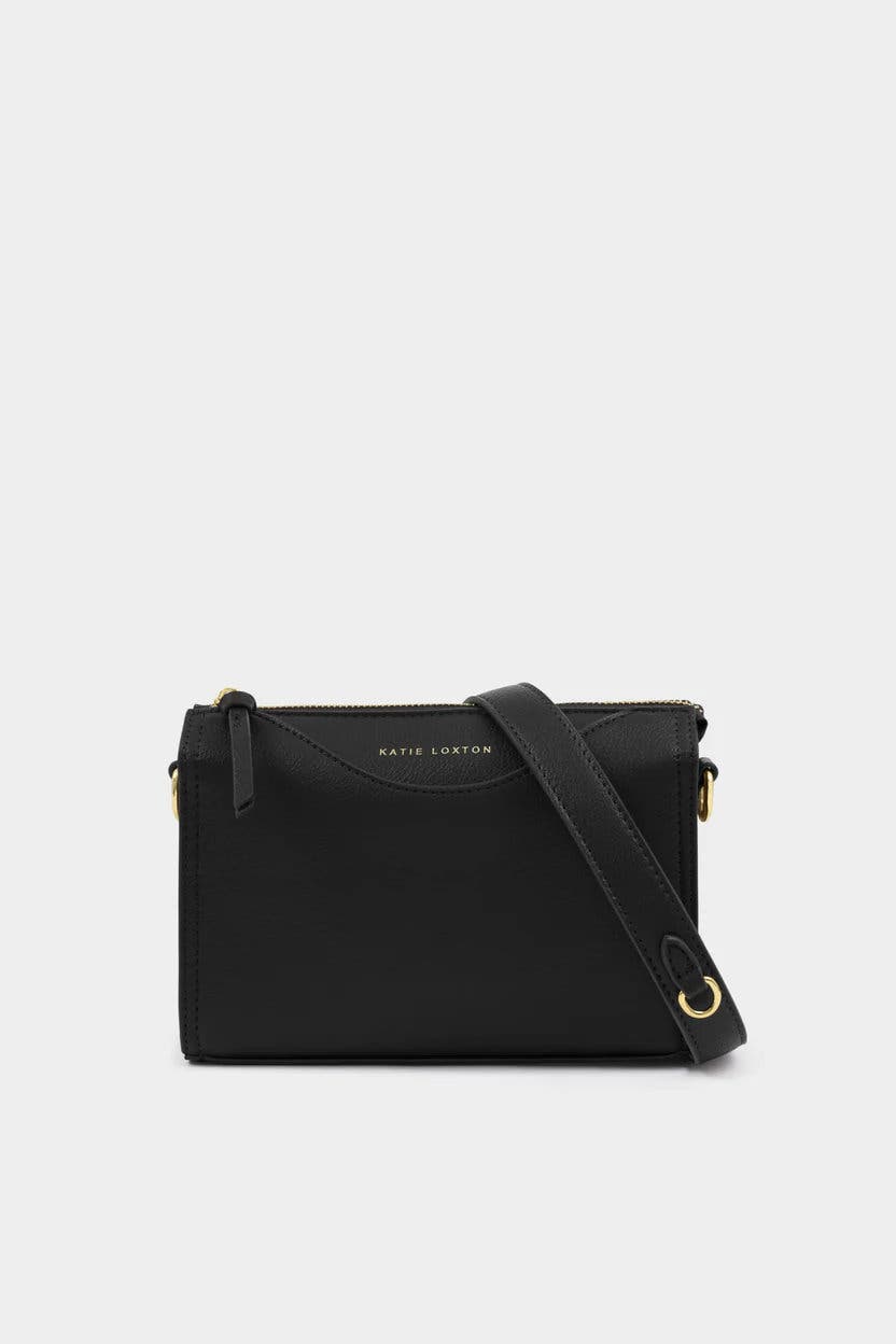 Katie Loxton Alba Crossbody Bag in Black, Alternate, color, Black