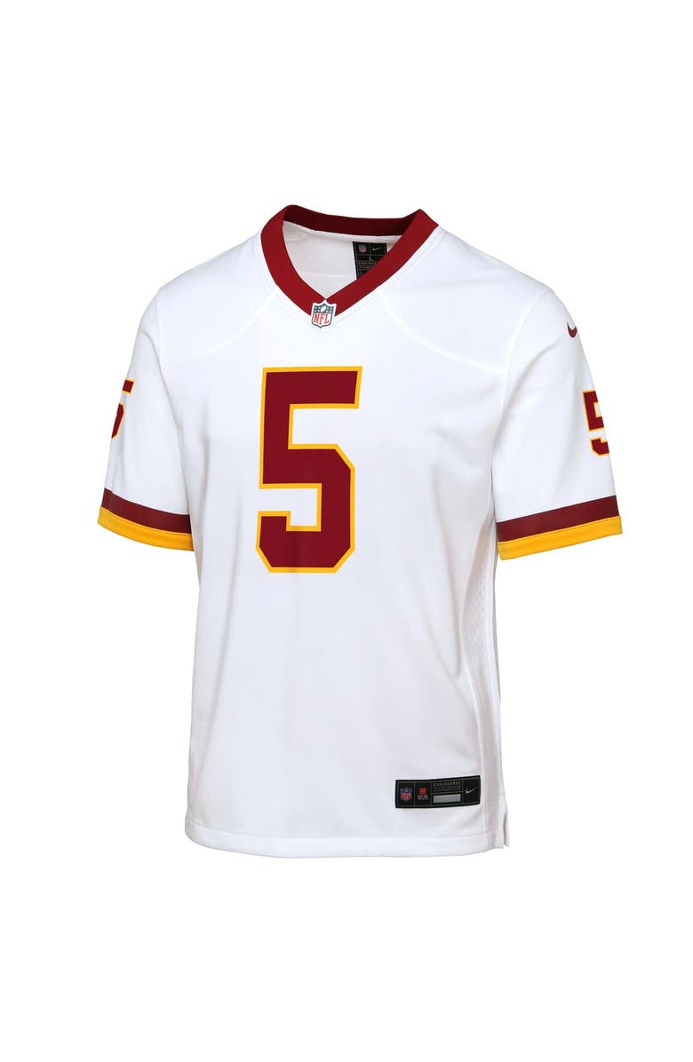 Nike Youth Nike Jayden Daniels White Washington Commanders Game Super Bowl Era Jersey, Alternate, color, White