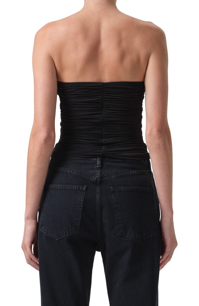 AGOLDE Tonia Twist Strapless Tube Top, Alternate, color, 